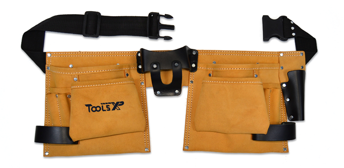 Leather Double Tool Belt - Professional