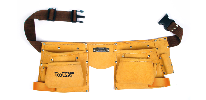 Leather Double Tool Belt - Regular