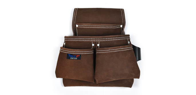 Leather Tool Pouch - 4 Pockets
