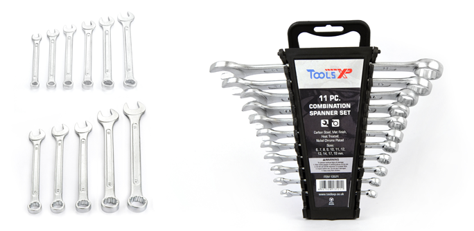 11 Pc Combination Wrench Set